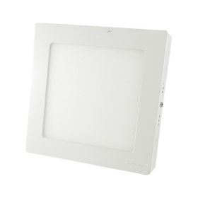 Opbouwspot 12W warmwit vierkant 2700K dimbaar