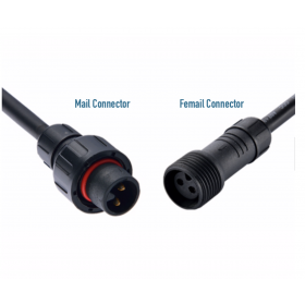 Luxgreen LED Outdoor Male connector kabel WW